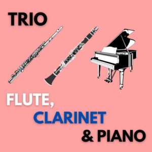 ３重奏　フルート・クラリネット・ピアノ