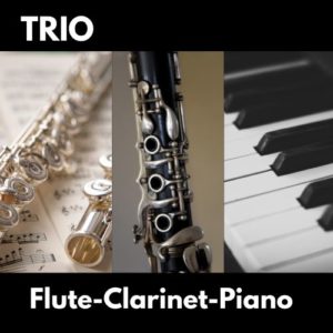 ３重奏　フルート・クラリネット・ピアノ