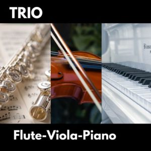 ３重奏　フルート・ヴィオラ・ピアノ